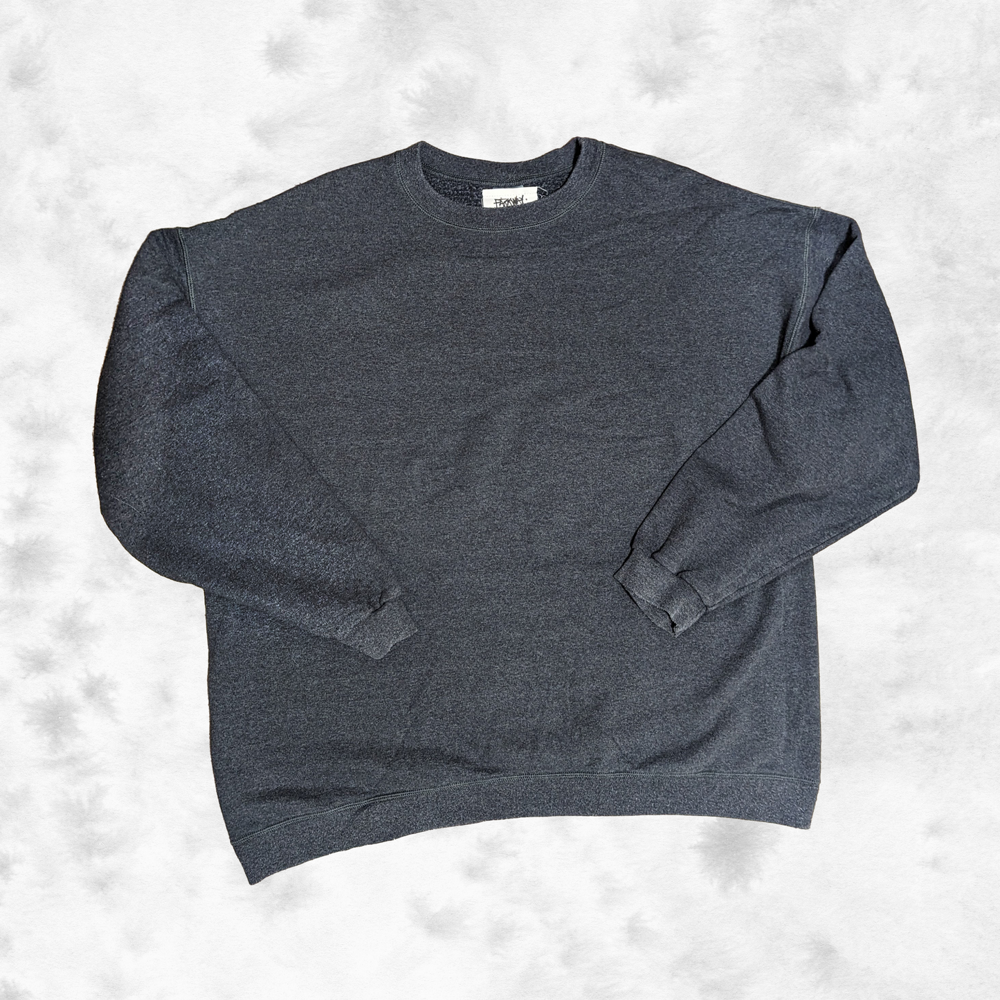 Champion Basic Crewneck 'Back Print' Dark Heather (XL)