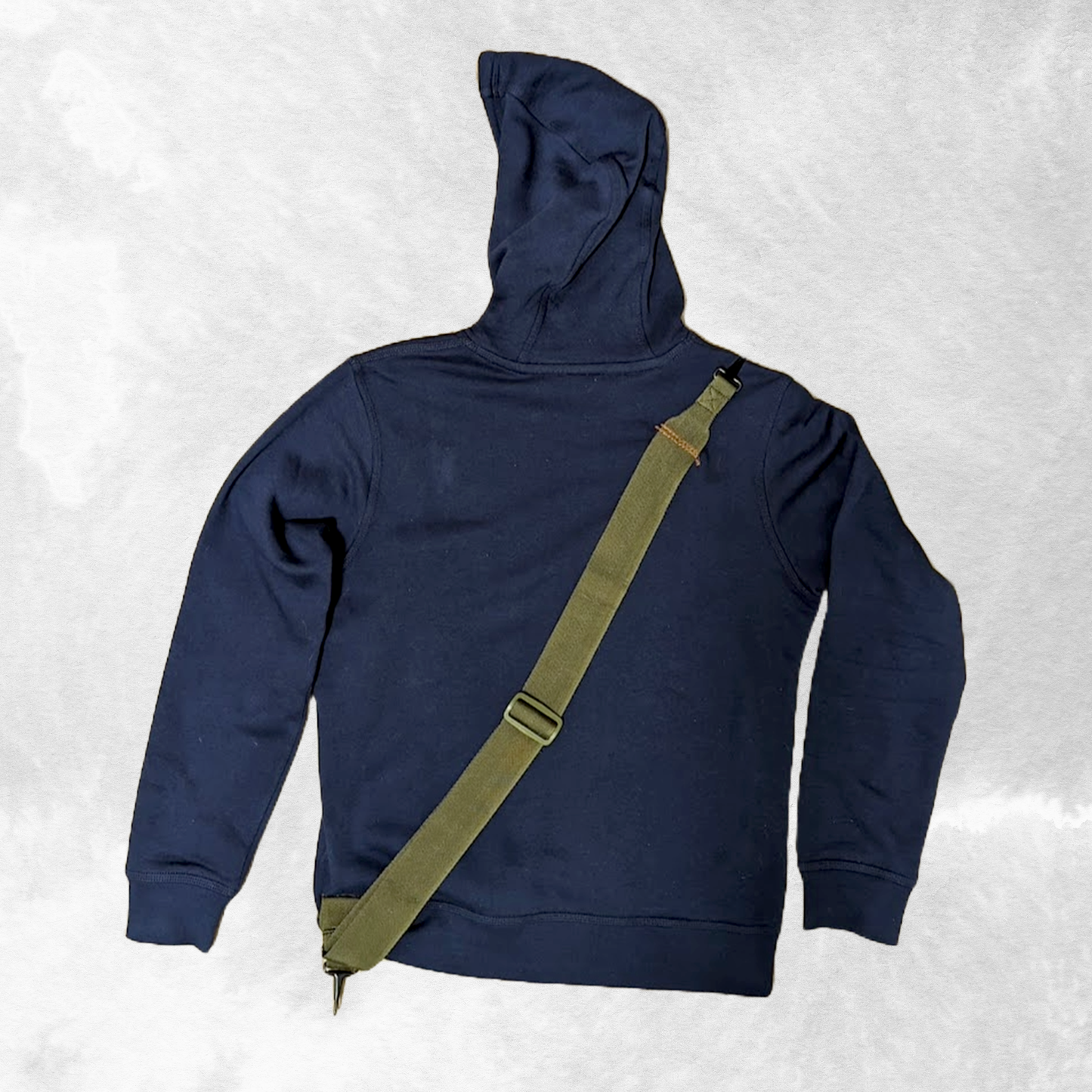 Reworked Nike Pullover Blue/Olive (M)