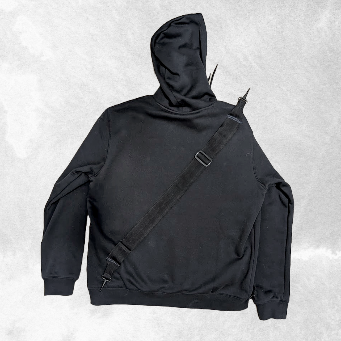 Reworked Adidas 'Double Black' Pullover (XL)