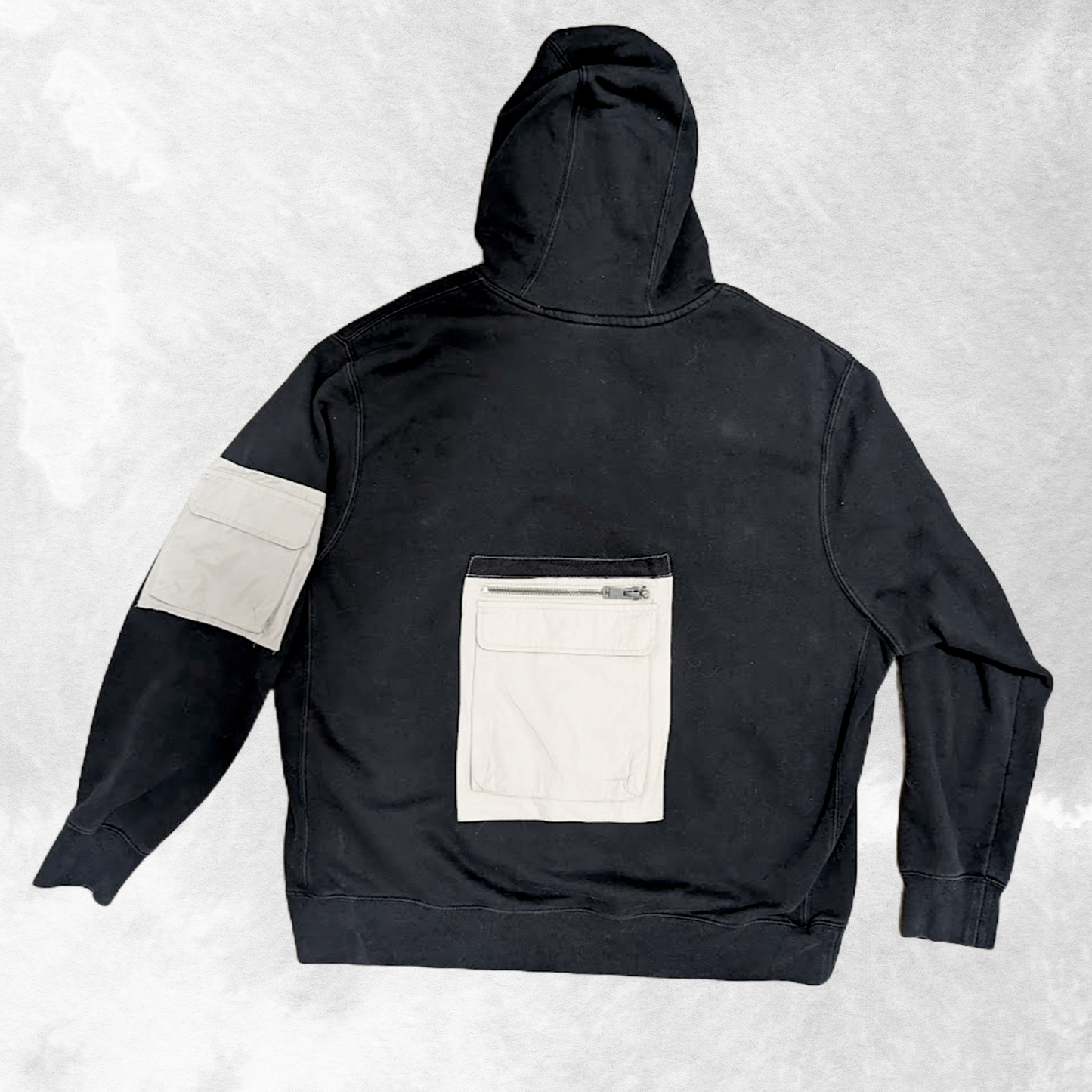 Reworked Nike Pullover Black/Tan (XL)