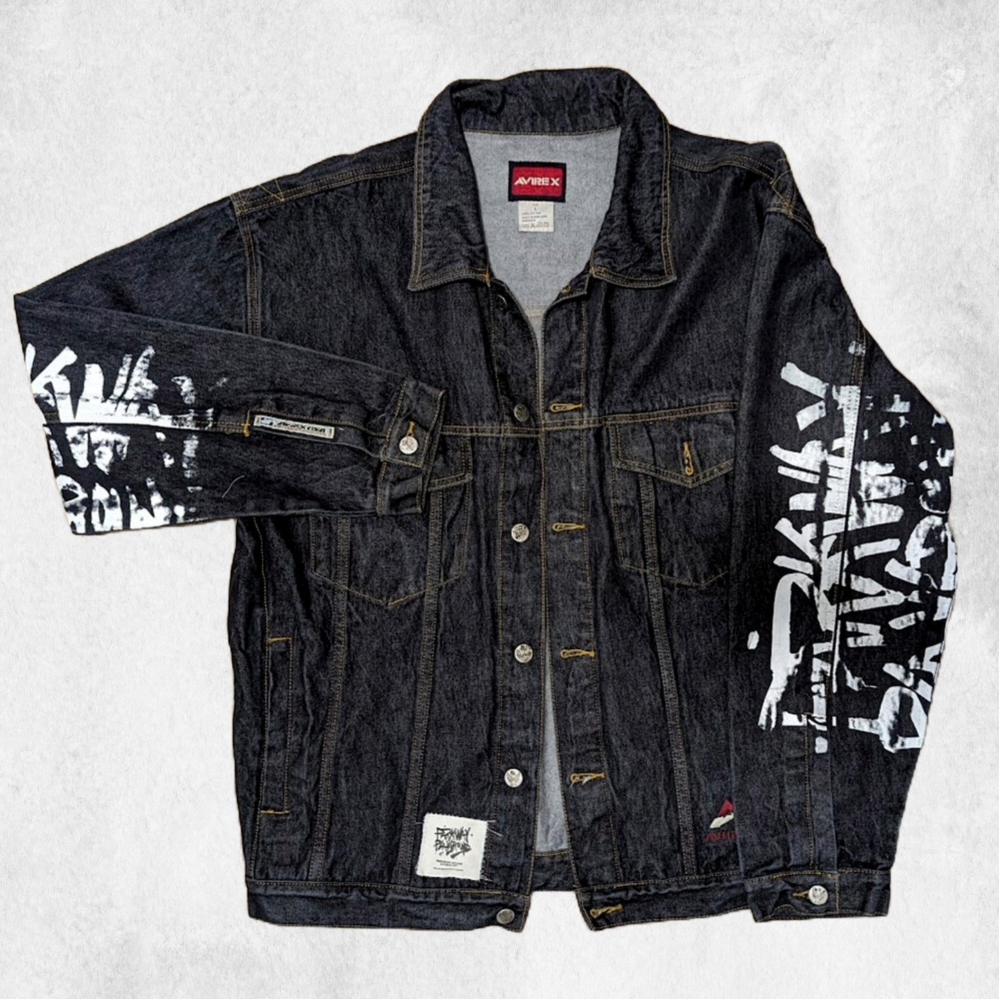 Y2k Era Avirex x PWPG Custom Denim Jacket (M)