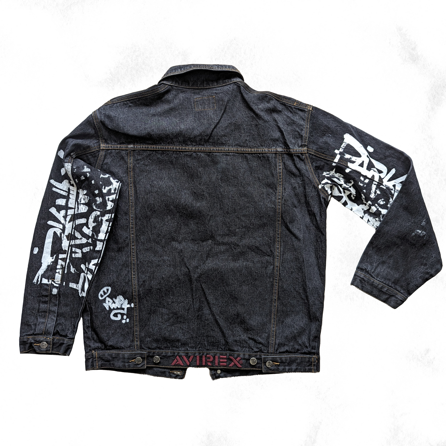 Y2k Era Avirex x PWPG Custom Denim Jacket (M)